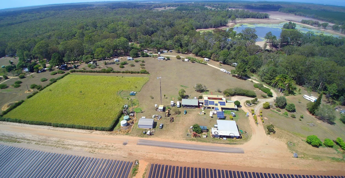 Wide aerial view of Pacific Sun Friends